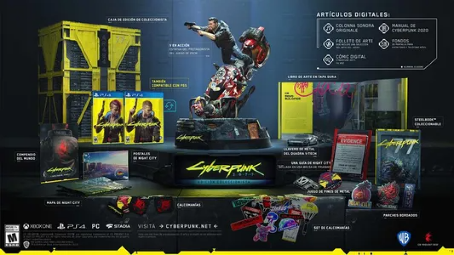 Cyberpunk 2077 Collector's Edition For Playstation selling 4